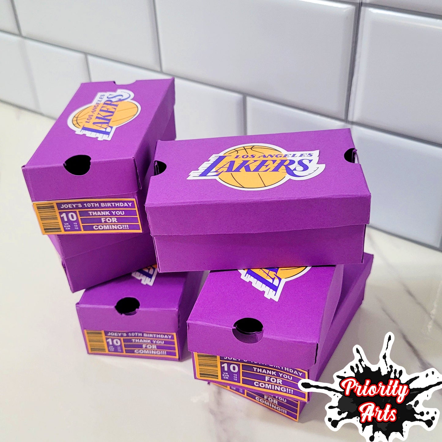 Medium Sneaker Box Party Favor 4.5"L x 2" H