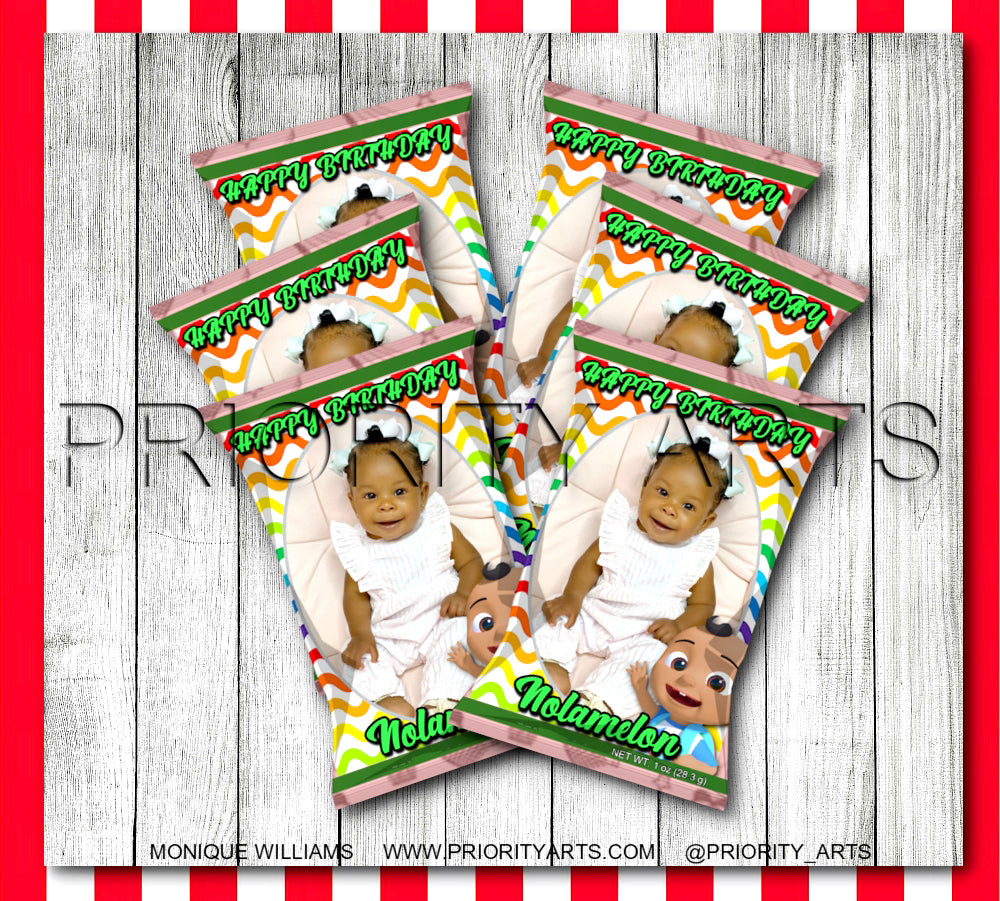 BLACK COCOMELON LABELS