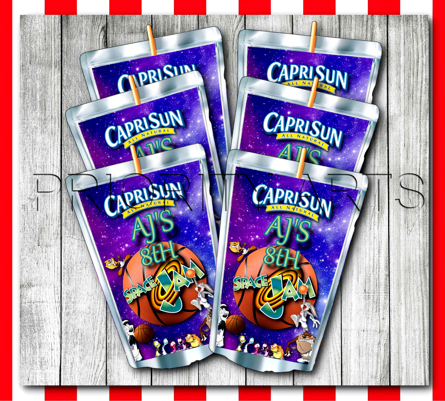 SPACE JAM LABELS