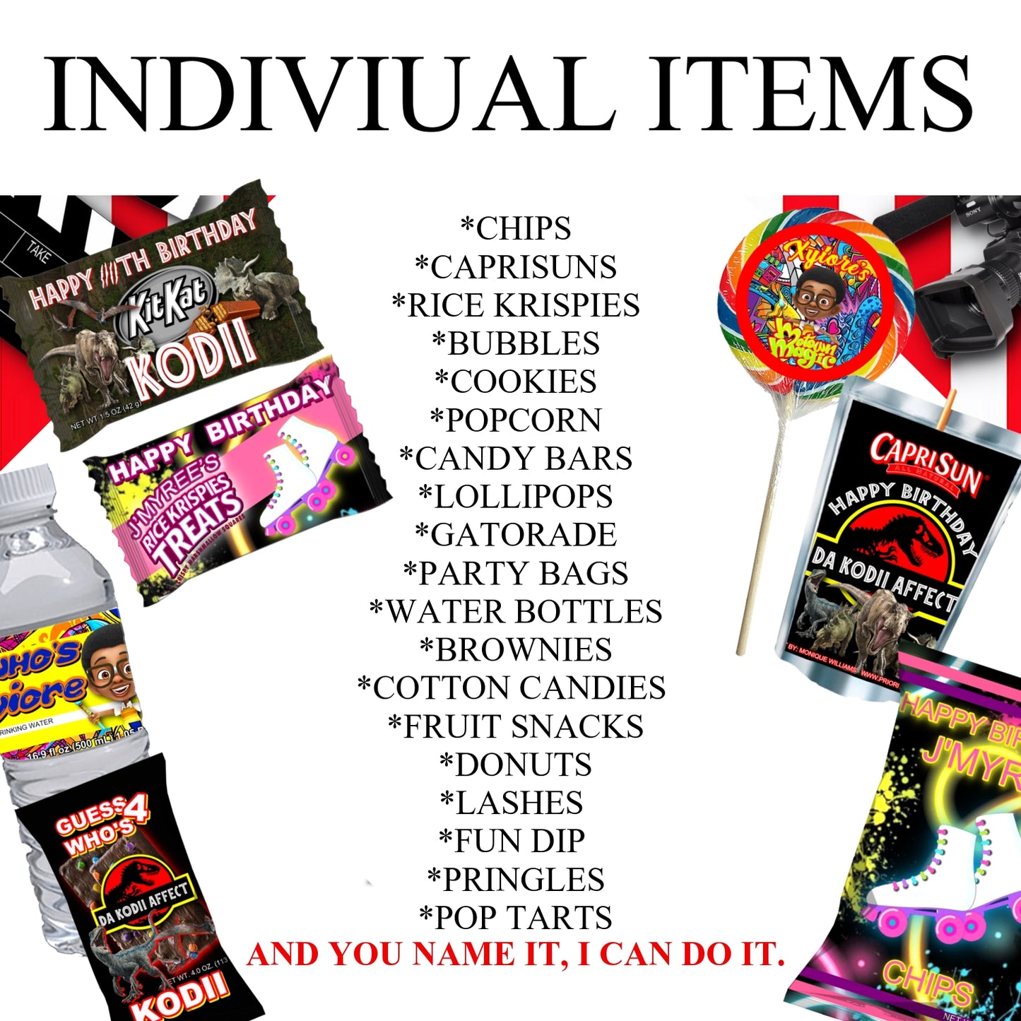 1) BUILD YOUR OWN LABELS