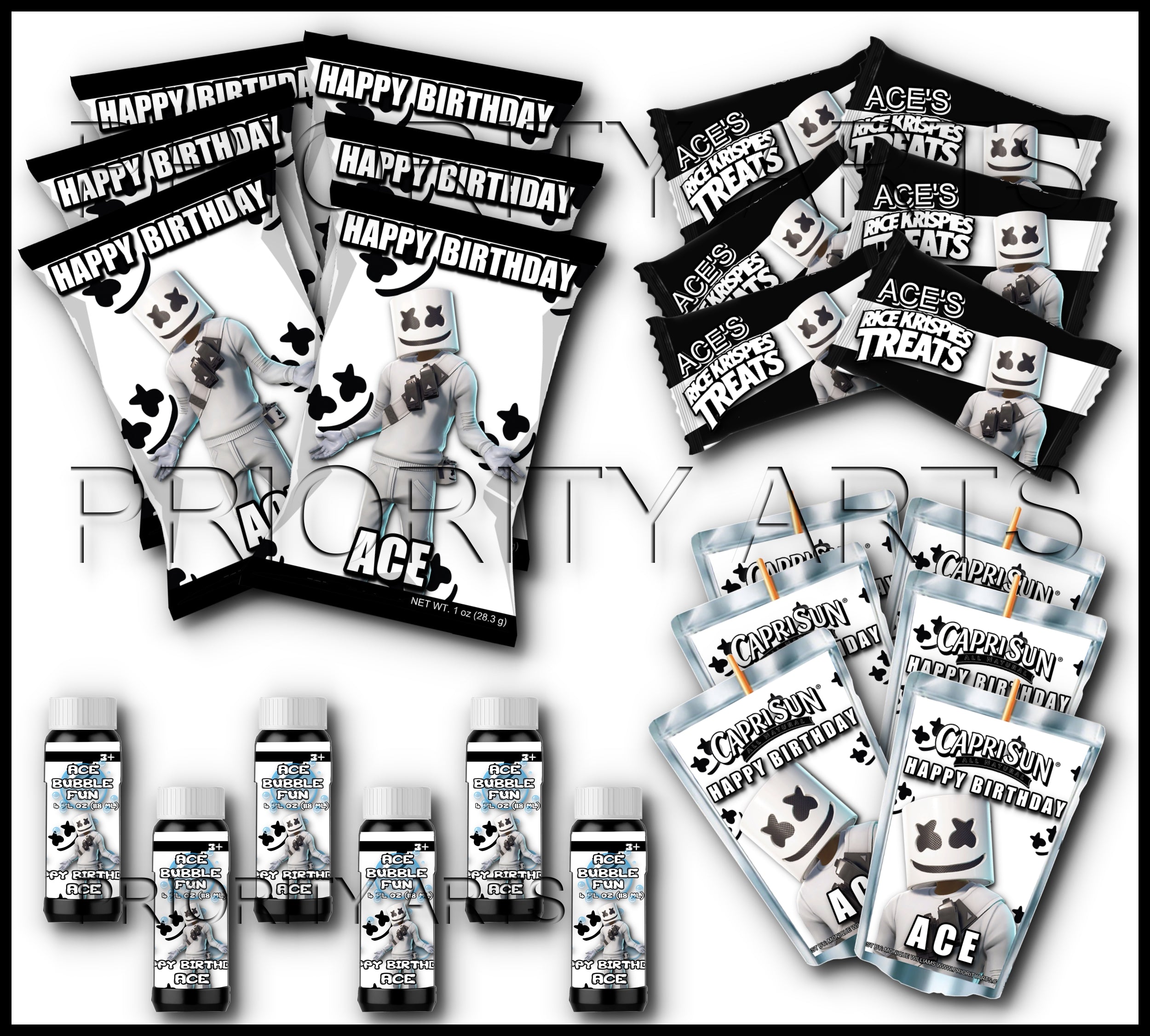 MARSHMELLO LABELS Priority Arts