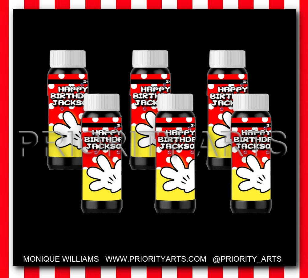 MICKEY MOUSE LABELS