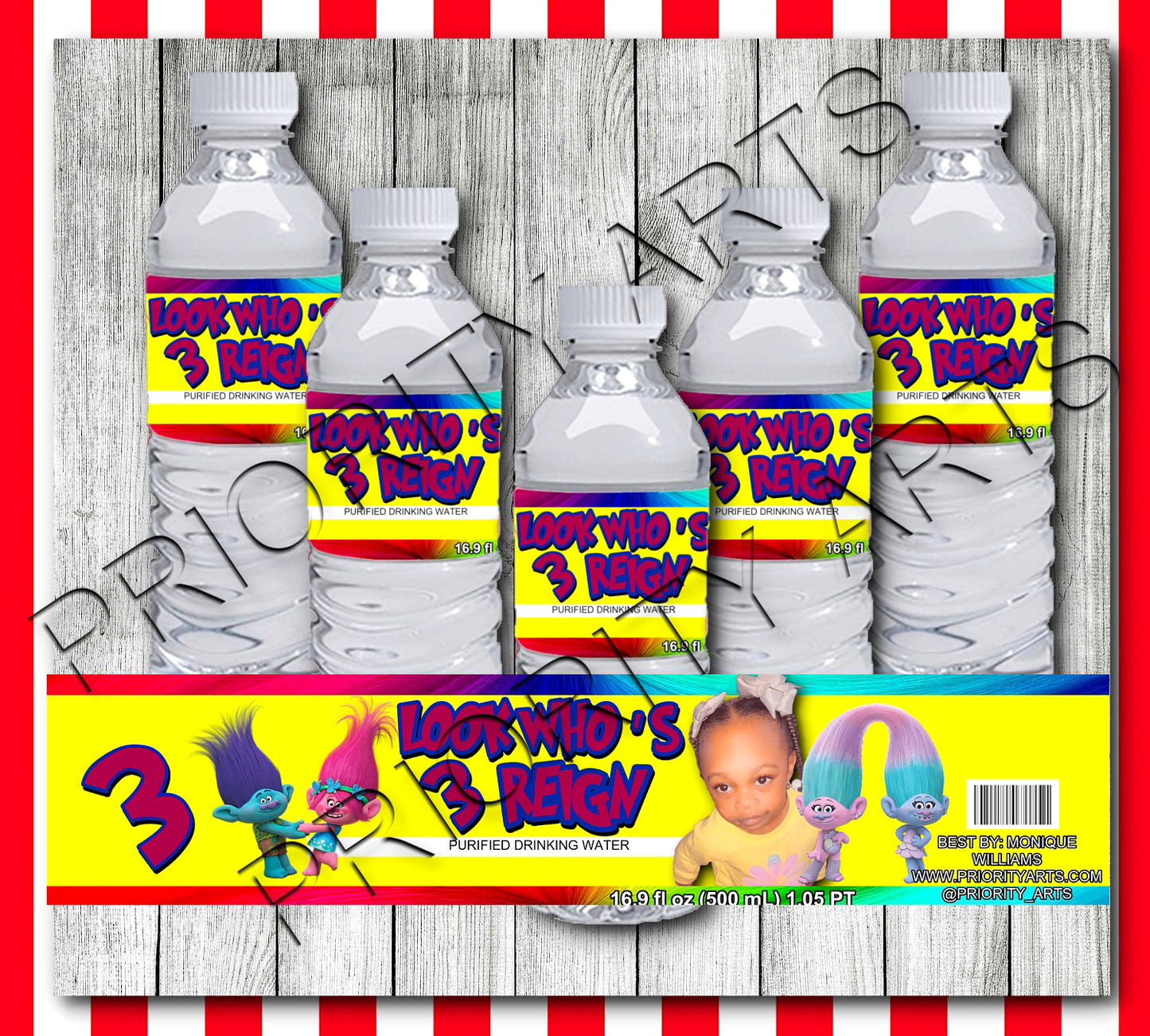 TROLLS LABELS