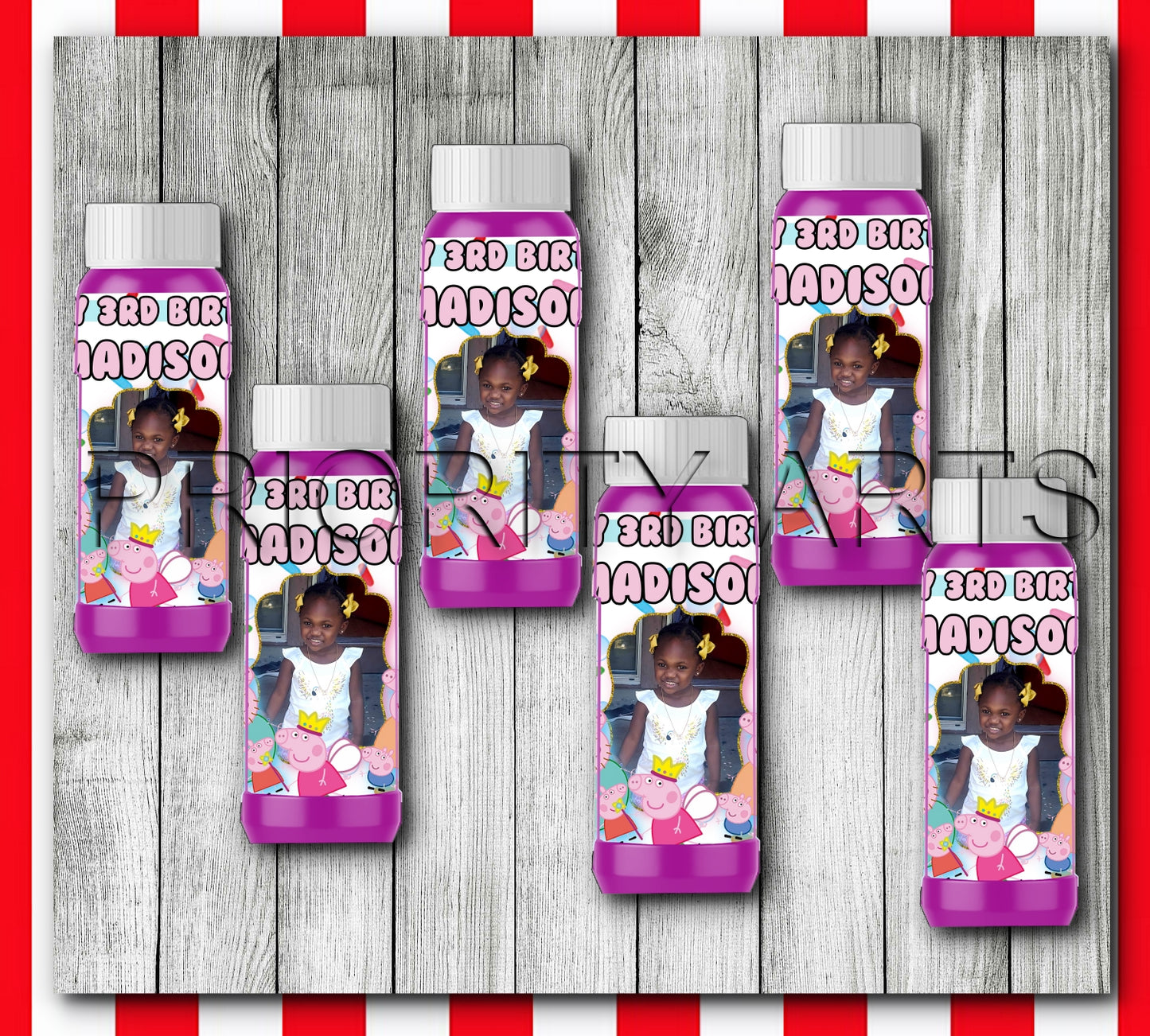 PEPPA PIG THEME LABELS
