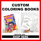 CUSTOM COLORING BOOKS