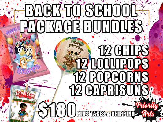 Back to School Package Bundles