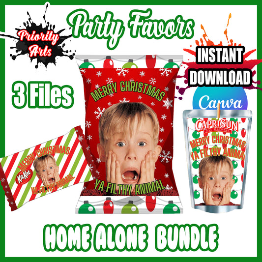 Home Alone Instant Editable Download