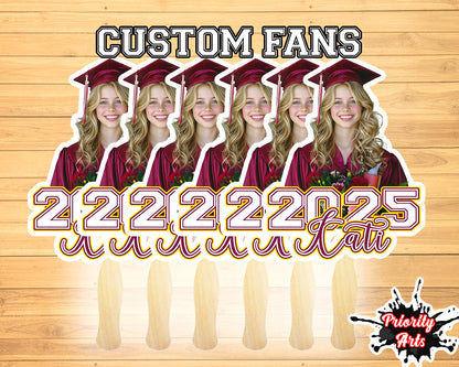 Custom Graduation Fans