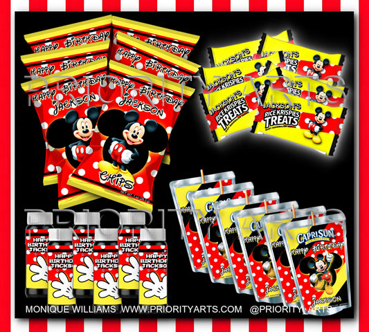 MICKEY MOUSE LABELS