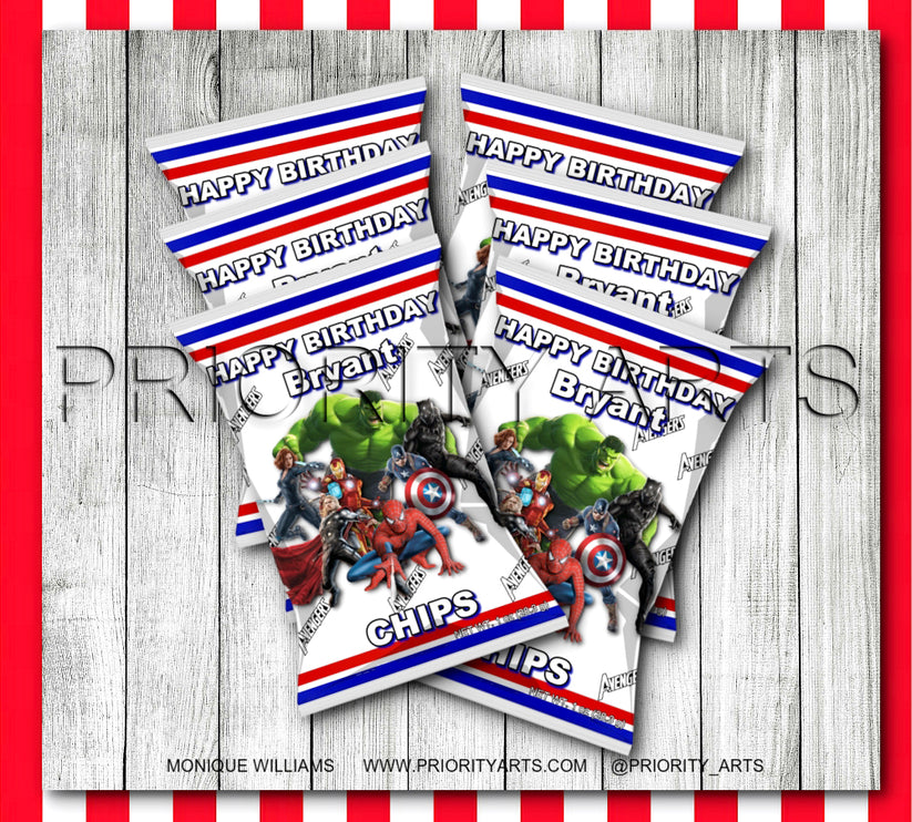 AVENGERS LABELS – Priority Arts