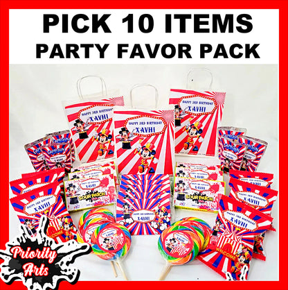 PICK 10 PARTY FAVOR PACKAGE