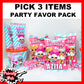PICK 3 PARTY FAVOR PACKAGE