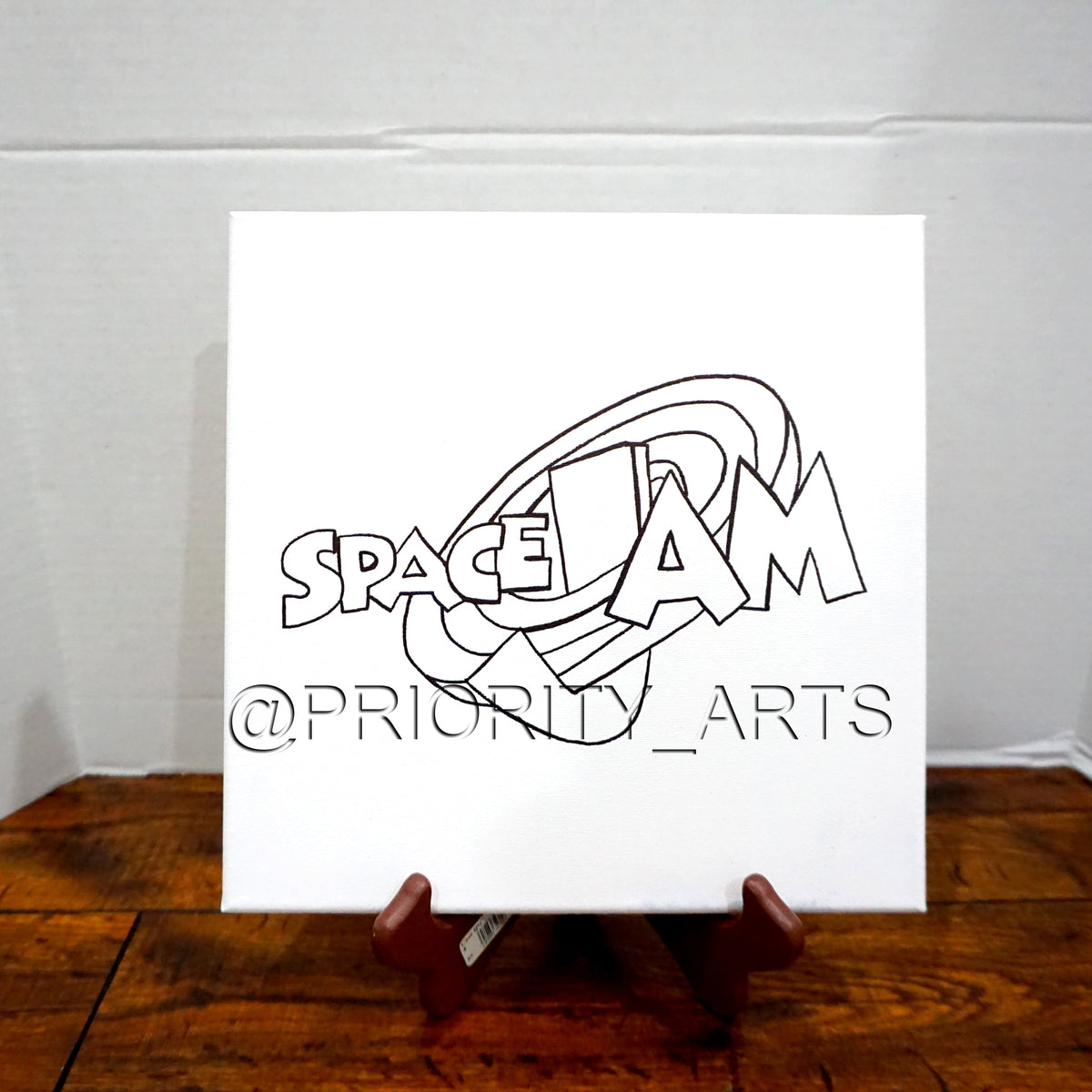 Space Jam Logo Black And White